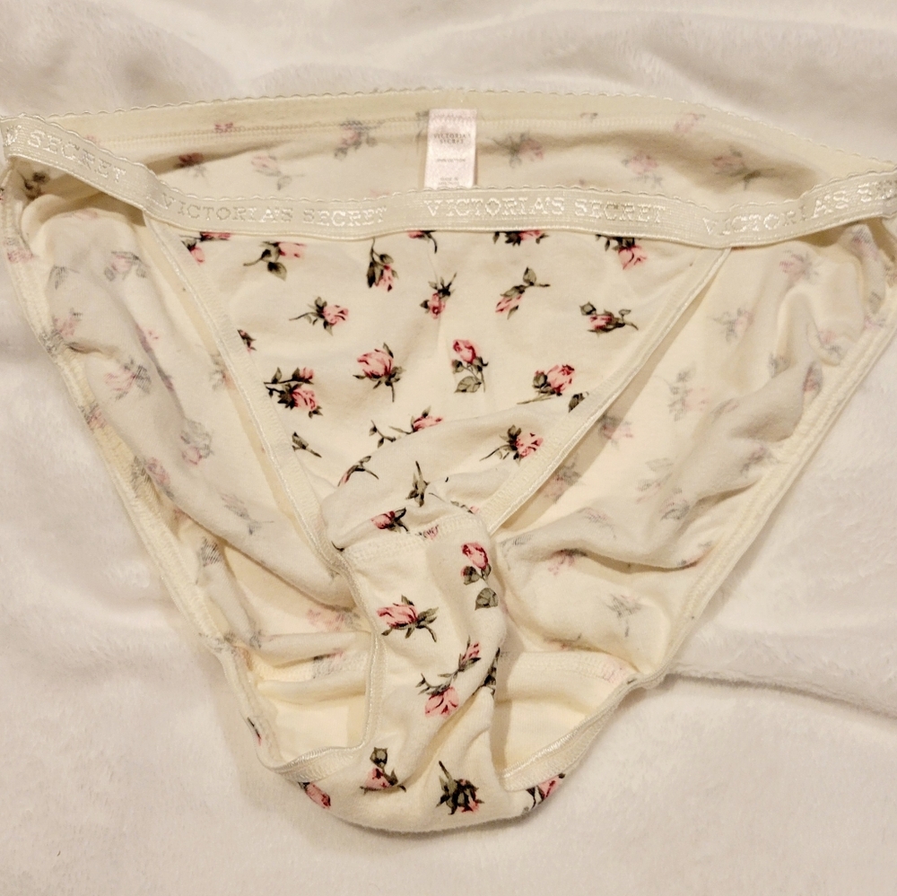Vintage Victoria Secret String Panties Sz Large